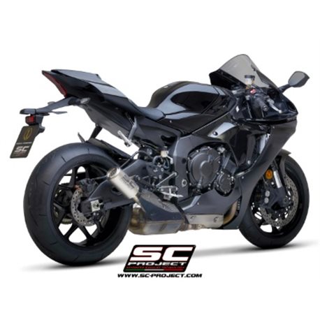 YAMAHA YZF R1 (2020 - 2025) - R1M Escape CR-T titanio, con malla antipiedras