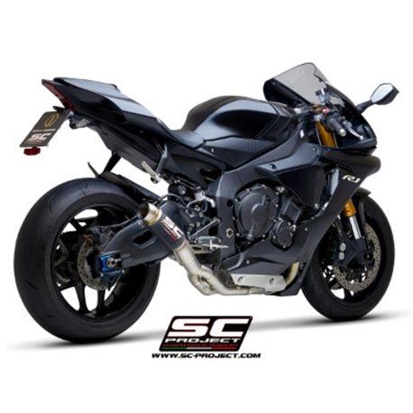 YAMAHA YZF R1 (2020 - 2025) - R1M Escape GP70-R carbono, con supresor de catalizador