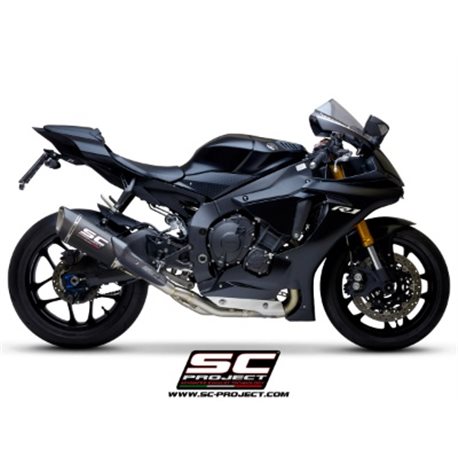 YAMAHA YZF R1 (2015 - 2016) - R1M Escape SC1-R titanio (250 mm), con supresor de catalizador