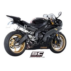 YAMAHA YZF R6 (2006 - 2016) Escape CR-T carbono, posición baja