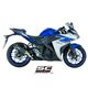 YAMAHA YZF R3 (2015 - 2017) Escape Oval carbono