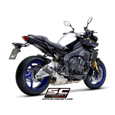 YAMAHA MT-10 (2022 - 2024) Escape CR-T carbono, con malla antipiedras