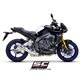 YAMAHA MT-10 (2022 - 2024) Escape CR-T titanio, con malla antipiedras