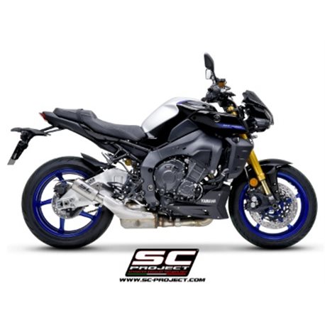 YAMAHA MT-10 (2022 - 2024) Escape CR-T titanio, con malla antipiedras