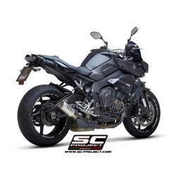 YAMAHA MT-10 (2016 - 2021) Escape CR-T titanio, con malla antipiedras