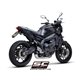 YAMAHA MT-09 (2021 - 2023) Línea de escape completa 3-1 acero inoxidable, con escape CR-T titanio