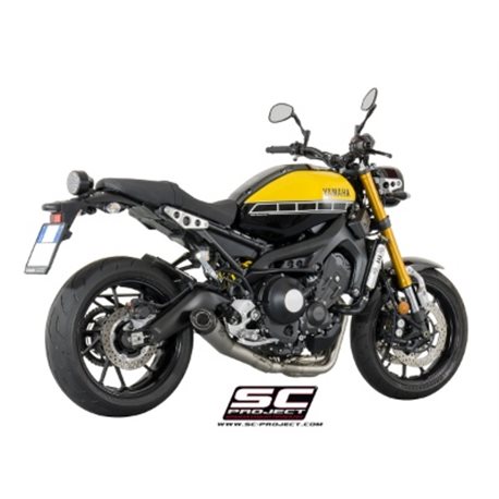 YAMAHA MT-09 (2014 - 2016) Línea de escape completa 3-1 acero inoxidable, con escape Conico acero inoxidable