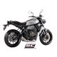 YAMAHA MT-07 (2017 - 2020) Línea de escape completa 2-1 acero inoxidable, con escape CR-T titanio