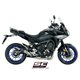 YAMAHA TRACER 900 (2017 - 2020) - GT Línea de escape completa 3-1 acero inoxidable, con escape S1 titanio