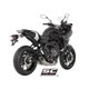 YAMAHA TRACER 700 (2016 - 2020) - Euro 4 Línea de escape completa 2-1 acero inoxidable, con escape S1 titanio