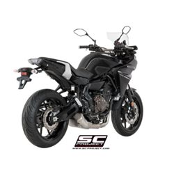 YAMAHA TRACER 700 (2016 - 2020) - Euro 6 Línea de escape completa 2-1 acero inoxidable, con escape Conico 70s acero inoxidable