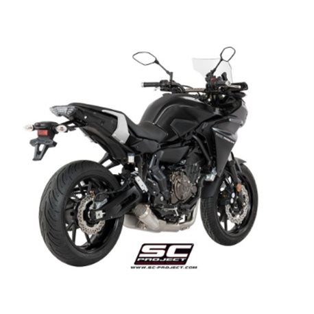 YAMAHA TRACER 700 (2016 - 2020) - Euro 6 Línea de escape completa 2-1 acero inoxidable, con escape Conico 70s acero inoxidable