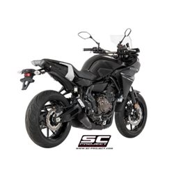 YAMAHA TRACER 700 (2016 - 2020) - Euro 7 Línea de escape completa 2-1 acero inoxidable, con escape Conico 70s acero inoxidable, 