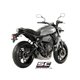 YAMAHA XSR 700 (2016 - 2020) Línea de escape completa 2-1 acero inoxidable, con escape S1 titanio