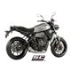 YAMAHA XSR 700 (2016 - 2020) Línea de escape completa 2-1 acero inoxidable, con escape Conico 70s acero inoxidable