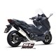 YAMAHA TMAX 560 (2020 - 2021) Línea de escape completa 2-1 acero inoxidable, con escape SC1-R titanio