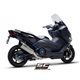 YAMAHA TMAX 530 (2017 - 2019) - SX - DX - SX Sport Edition Línea de escape completa 2-1 acero inoxidable, con escape SC1-R titan