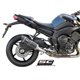 YAMAHA FZ8 - FAZER 8 (2010 - 2016) Escape Oval carbono