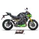 KAWASAKI Z900 (2020) - Euro 4 Escape CR-T carbono, con malla antipiedras