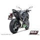 KAWASAKI Z900 (2020) - Euro 7 Escape CR-T titanio, con malla antipiedras (SIN protector carbono)