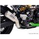 KAWASAKI Z900 (2020) - Euro 7 Escape CR-T titanio, con malla antipiedras (SIN protector carbono)