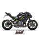 KAWASAKI Z900 (2017 - 2019) - Euro 4 Escape CR-T carbono, con malla antipiedras