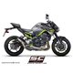 KAWASAKI Z900 (2017 - 2019) - Euro 6 Escape CR-T carbono, con malla antipiedras (SIN protector carbono)