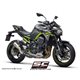 KAWASAKI Z900 (2017 - 2019) - Euro 7 Escape CR-T titanio, con malla antipiedras (SIN protector carbono)