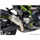 KAWASAKI Z900 (2017 - 2019) - Euro 7 Escape CR-T titanio, con malla antipiedras (SIN protector carbono)