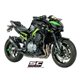 KAWASAKI Z900 (2017 - 2019) - Euro 9 Escape S1 titanio, negro mate