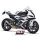 BMW S 1000 RR (2025) Escape CR-T carbono, con malla antipiedras