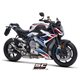 BMW M 1000 R (2023 - 2024) Escape CR-T carbono, con malla antipiedras