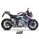 BMW M 1000 R (2023 - 2024) Escape CR-T carbono, con malla antipiedras