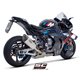 BMW M 1000 RR (2020 - 2024) Escape SC1-R titanio