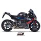 BMW M 1000 RR (2020 - 2024) Escape CR-T carbono, con malla antipiedras