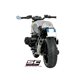 BMW R NINE T (2014 - 2016) Escape Conic titanio