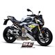 BMW S 1000 R (2021 - 2024) Escape CR-T titanio, con malla antipiedras