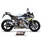 BMW S 1000 R (2021 - 2024) Escape CR-T titanio, con malla antipiedras