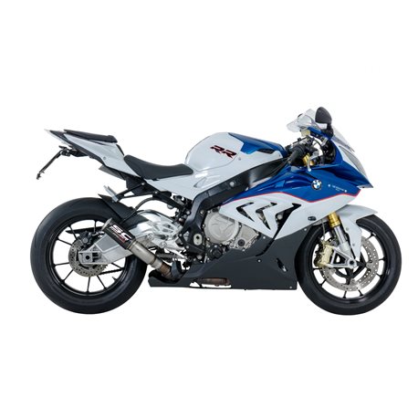 BMW S 1000 RR (2015 - 2016) Escape CR-T carbono, con malla antipiedras