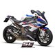 BMW S 1000 RR (2019 - 2020) - Euro 4 Escape CR-T carbono, con malla antipiedras