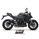 SUZUKI GSX-S950 (2021 - 2023) Escape CR-T carbono, con malla antipiedras