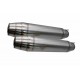 BMW R 65 1978 - 1984 ESCAPE GPR DEEPTONE INOX CAFÈ RACER DOBLE SILENCIADOR HOMOLOGADO
