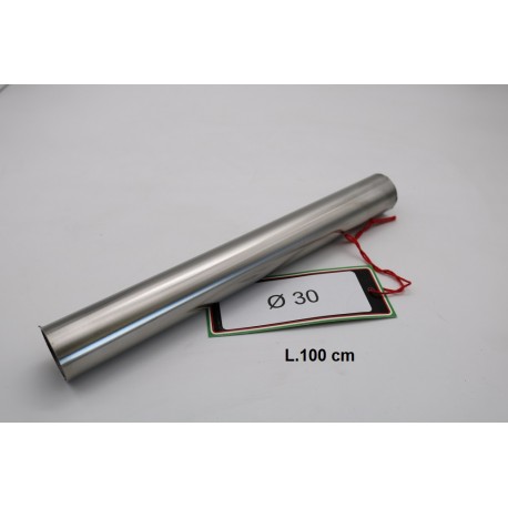 CAFÈ RACER CAFÈ RACER 1 - ESCAPE GPR TUBO INOX D. 30MM X 1MM L.1000MM 