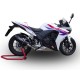 HONDA CBR 500 R 2012 - 2016 ESCAPE GPR FURORE NERO SISTEMA RACING 