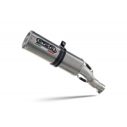HONDA NX500 2024 - 2025 ESCAPE GPR M3 TITANIUM NATURAL SISTEMA HOMOLOGADO