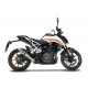 KTM DUKE 125 2021 - 2023 ESCAPE GPR DEEPTONE INOX SISTEMA HOMOLOGADO