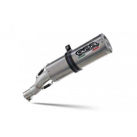 MOTO GUZZI V85 TT 2021 - 2023 ESCAPE GPR M3 TITANIUM NATURAL SISTEMA HOMOLOGADO