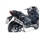 YAMAHA T-MAX 560 2022 - 2024 ESCAPE GPR DUAL INOX SISTEMA HOMOLOGADO CON CATALIZADOR INCLUIDO