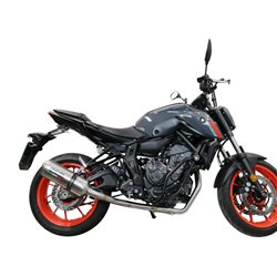 YAMAHA MT-07 2021 - 2024 ESCAPE GPR SATINOX SISTEMA HOMOLOGADO CON CATALIZADOR INCLUIDO