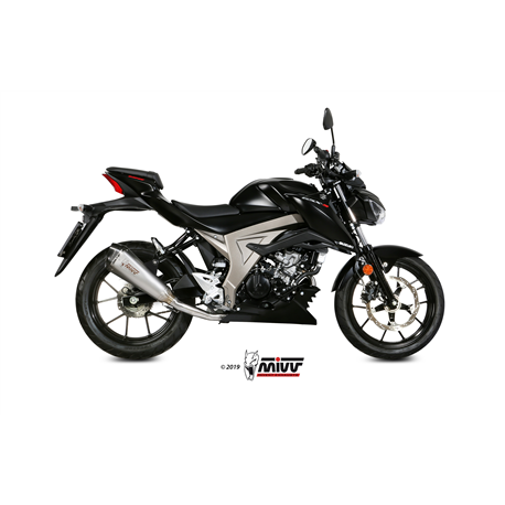 SUZUKI GSX-S 125 2017 DELTA RACE INOX COPA CARBONO LINEA COMPLETA 1x1